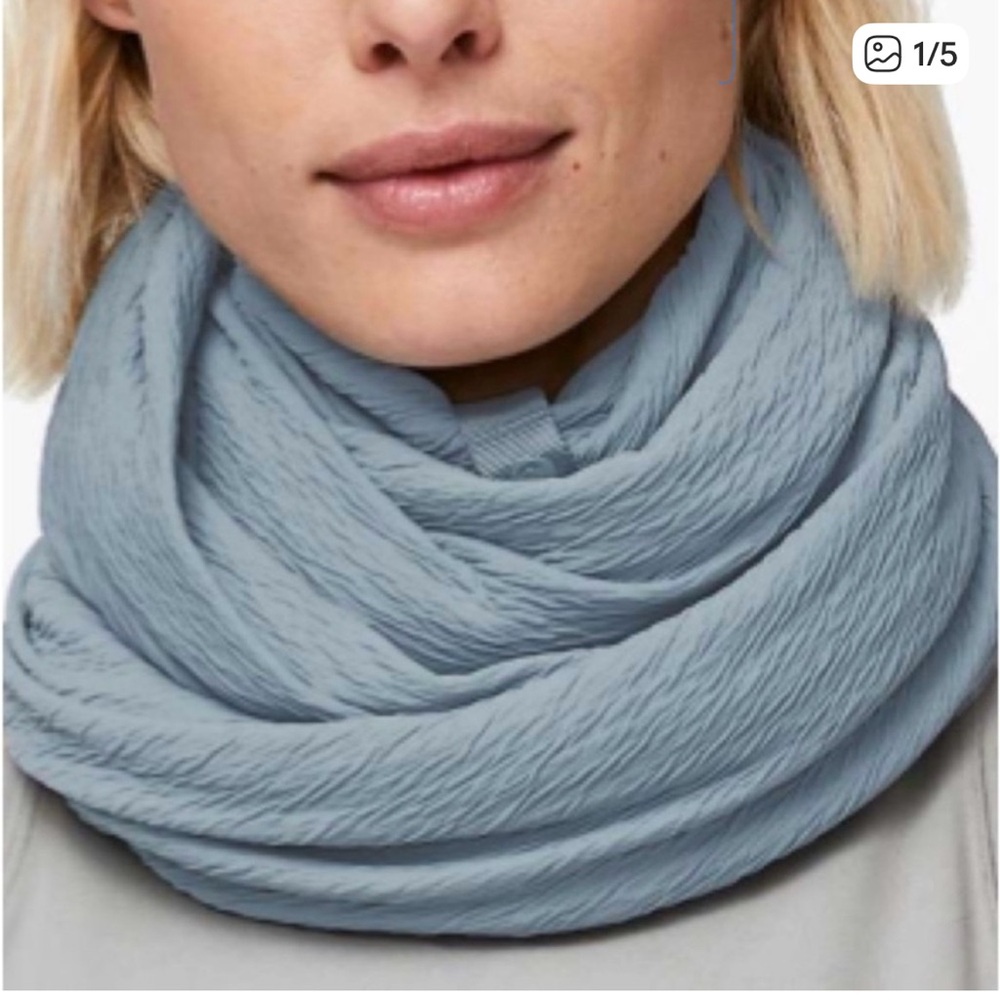 lululemon athletica Light Blue Scarf